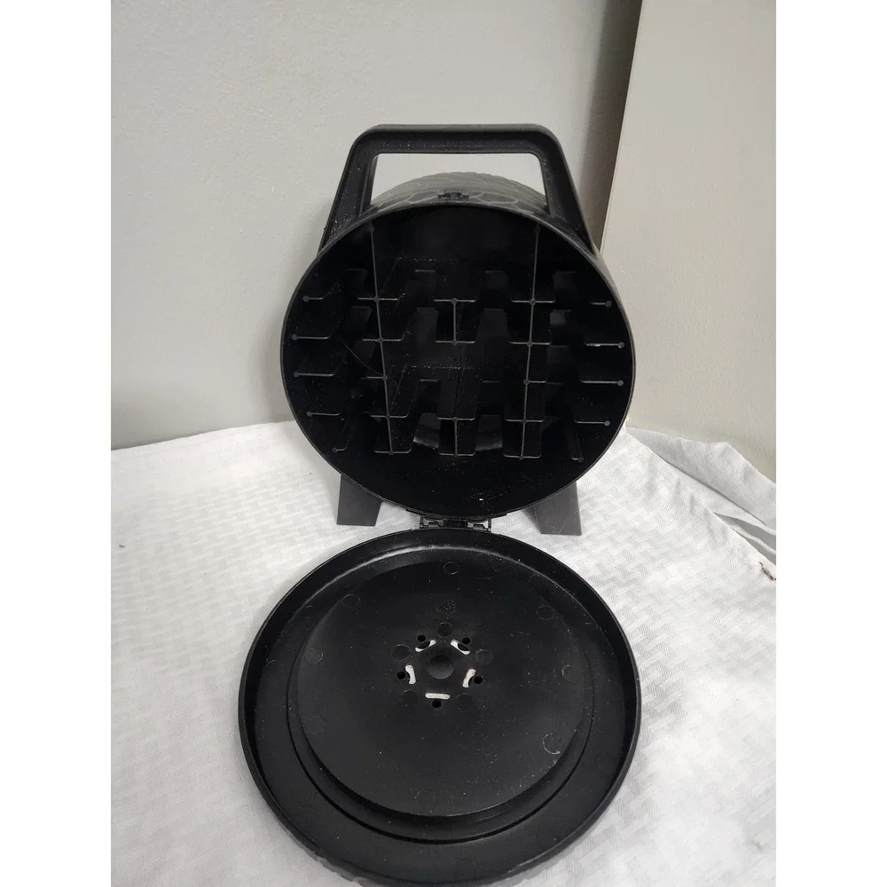 Hot Wheels Tire Carrying Case Holds 30 Cars Black Plastic Storage Travel Handle